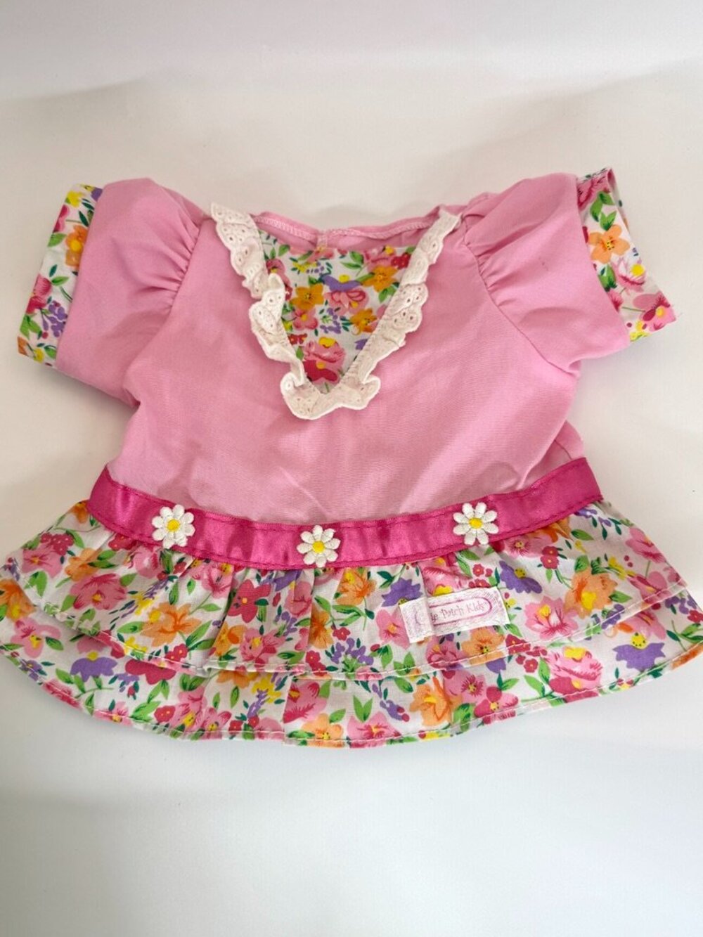 Cabbage Patch Kids Ruffled Gown Pink Dress Floral Fashion Frenzy 2005